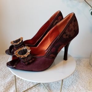 Chinese Laundry Red Heels, Size 8